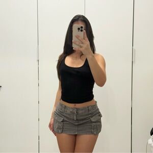 Garage Charcoal Cargo Shorts